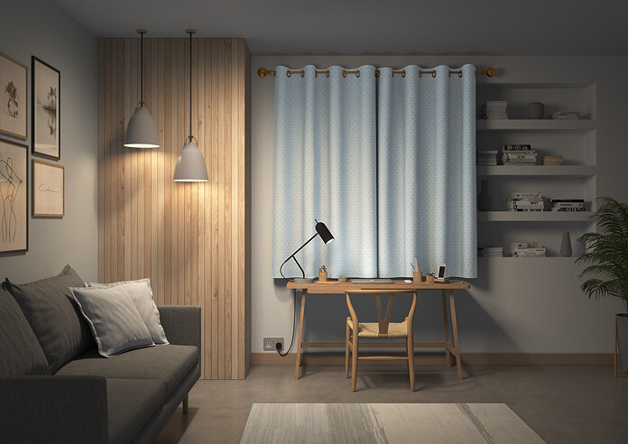 Luxor, Cloud - Made to Measure Curtains - Image 7